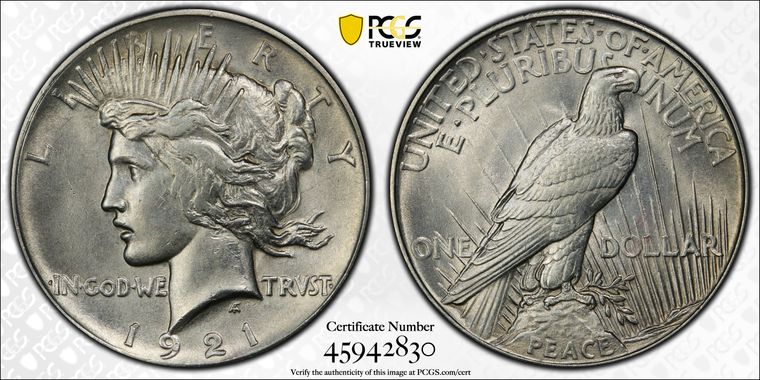 Cert 45942830 - Coin Image