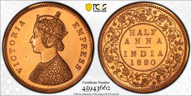 1890(C) 1/2 An SW-6.471 Prid-590 Restrike PR64RD