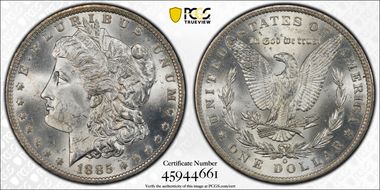 1885-O $1 MS64