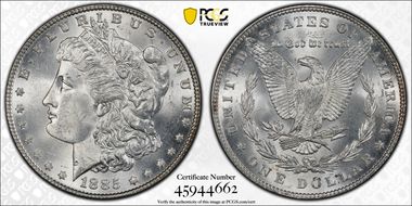 1885 $1 MS65