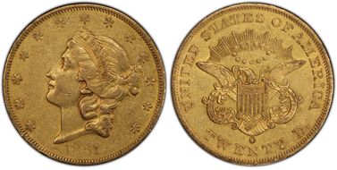 1861-O $20 XF45