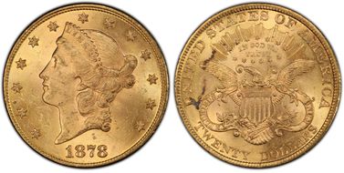 1878 $20 MS63