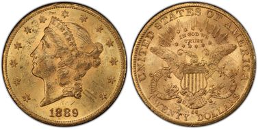 1889-CC $20 MS62