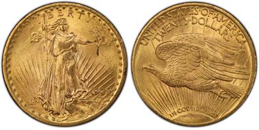 1909/8 $20 MS64