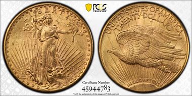 1926-D $20 MS62