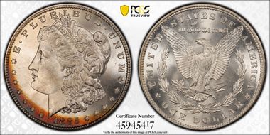 1885 $1 MS66+