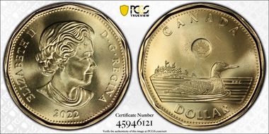 2022 $1 Loon MS66