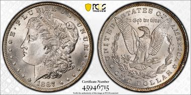 1887-O $1 MS64