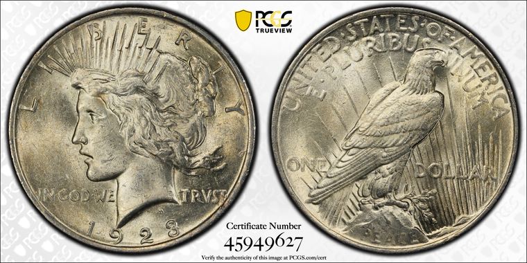 Cert 45949627 - Coin Image