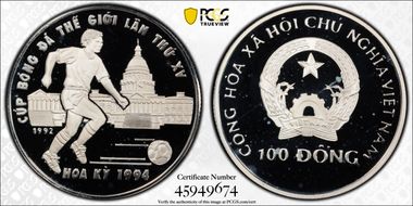 1992 100 D Fifa World Cup PR67DCAM