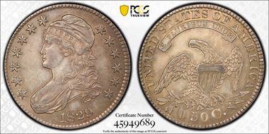 1829 50C AU53