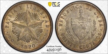 1920 20C KM-13.2 Ag MS63