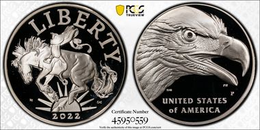 2022-P Medal American Liberty First Strike PR68DCAM