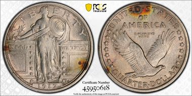 1917 25C Type 1 AU55