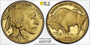 2006-W $50 American Buffalo .9999 Fine Gold PR69DCAM
