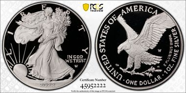 2022-W  $1 Silver Eagle PR69DCAM