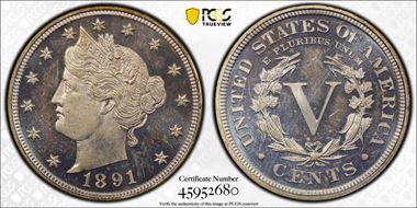 1891 5C PR65CAM