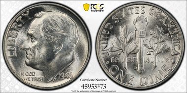 1946-D/D 10C RPM, FS-502 MS65