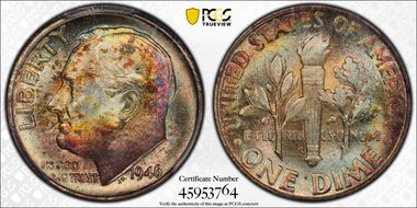 1946-S/S 10C DDR & RPM FS-501 (FS-011.7) MS67
