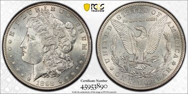 1898-S $1 AU58