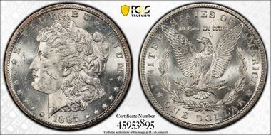 1887-S $1 MS62