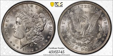 1882-O $1 VAM 7, O/O MS64