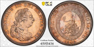1804 Bank $ ESC-1925 S-3768 MS62