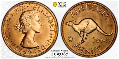 1960 Y. (p) 1D PR67RD