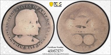 1893 50C Columbian FR2