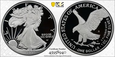 2022-S $1 Silver Eagle First Strike PR69DCAM
