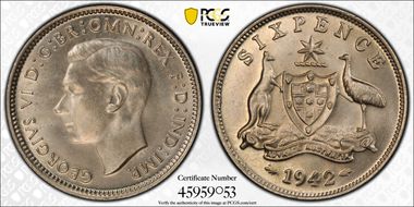 1942(m) 6D MS66