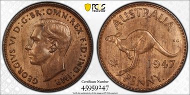 1947 Y. (p) 1D MS64RB