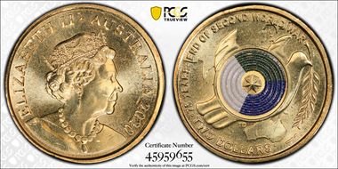 2020 $2 75th Ann End of WWII Colorized N1