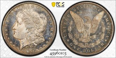 1880-S $1 MS64PL