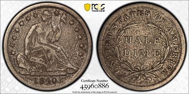 1840 H10C No Drapery VF35