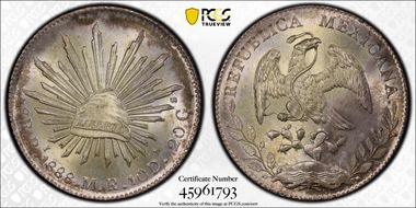 1888-Pi MR 8 R Pi79 MS64