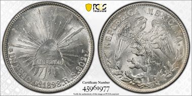 1898-Go RS Peso KM-409.1 MS63