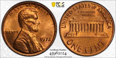 1972 1C DDO FS-106 MS64RD