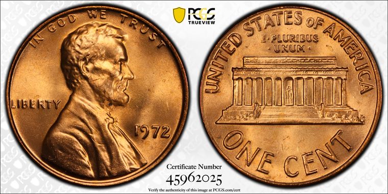 Cert 45962025 - Coin Image