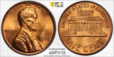 1972 1C DDO FS-107 MS66RD