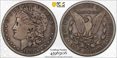 1892-S $1 F15