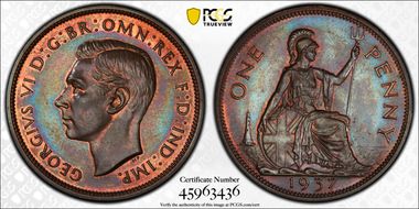 1937 1D S-4114 PR65BN