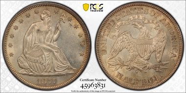 1877-S 50C MS62