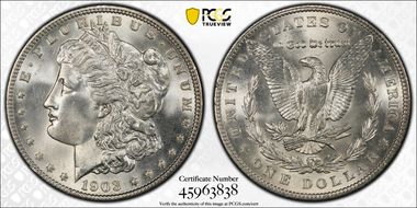 1903 $1 MS66