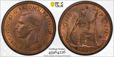 1940 1D S-4114 MS63RB