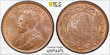1918 1C MS65BN