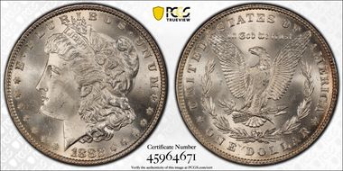 1882 $1 MS65