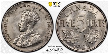 1923 5C MS65