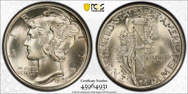 1929 10C MS66