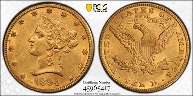1894-O $10 MS62